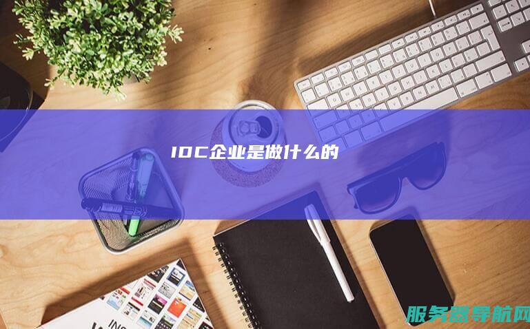 IDC企业是做什么的