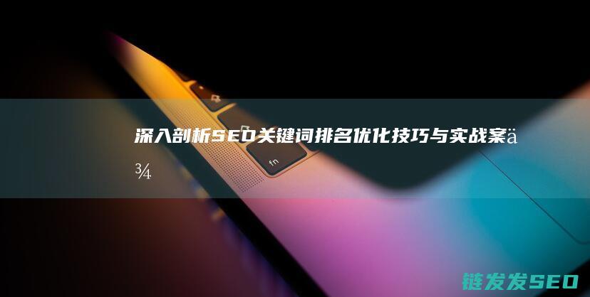 深入剖析SEO关键词排名优化技巧与实战案例 (深入剖析什么)