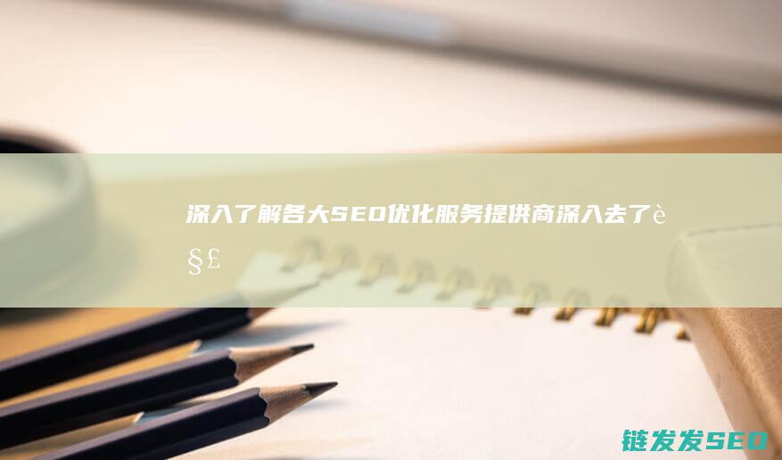 深入了解各大SEO优化服务提供商 (深入去了解)