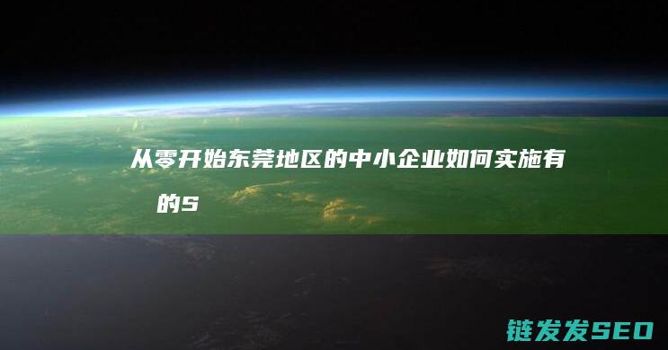 从零开始：东莞地区的中小企业如何实施有效的SEO网站优化 (从零开始东方新世界4-8)