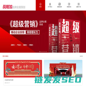 战略加品牌营销策划